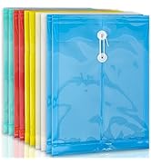 Amazon | POPSFL クリアファイル A4 封筒型ファイル カラフル 10枚 5色